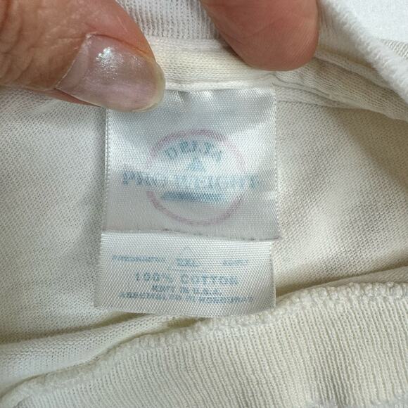 Vintage American Trucking Tshirt 18 Wheeler Cab American Flag White Size XXL - Picture 7 of 7